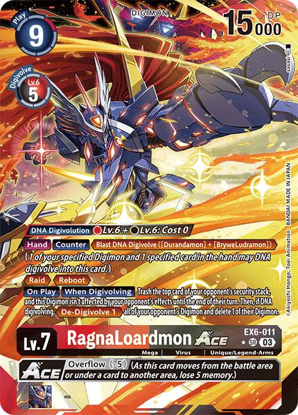 RagnaLoardmon ACE [EX6-011] (Alternate Art) [Infernal Ascension] | The Time Vault CA