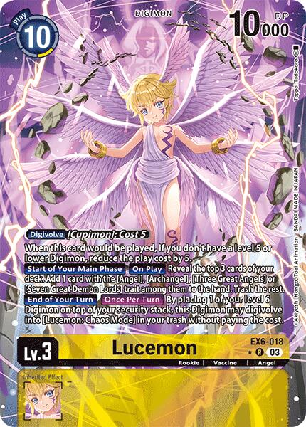 Lucemon [EX6-018] (Alternate Art) [Infernal Ascension] | The Time Vault CA