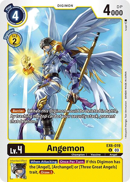 Angemon [EX6-019] [Infernal Ascension] | The Time Vault CA