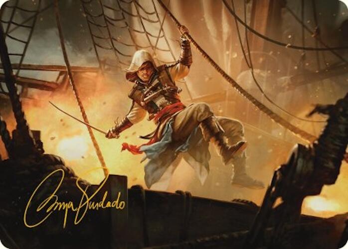 Edward Kenway Art Card (Gold-Stamped Signature) [Assassin's Creed Art Series] | The Time Vault CA