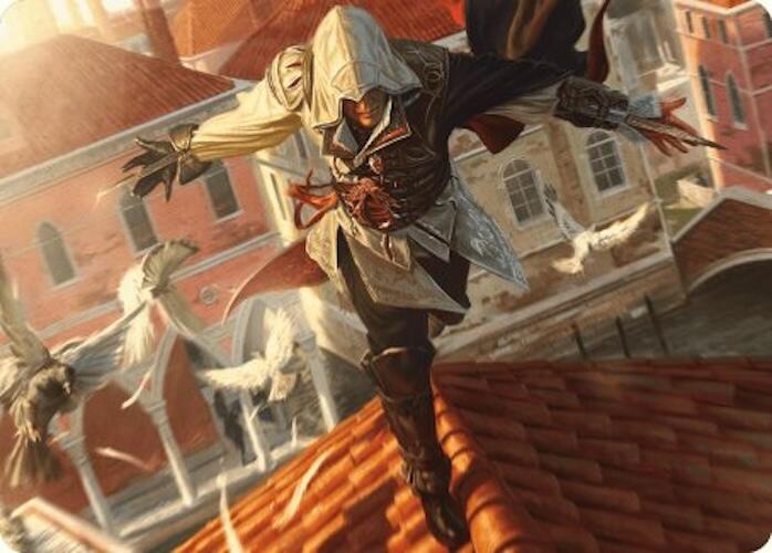 Ezio, Blade of Vengeance Art Card [Assassin's Creed Art Series] | The Time Vault CA