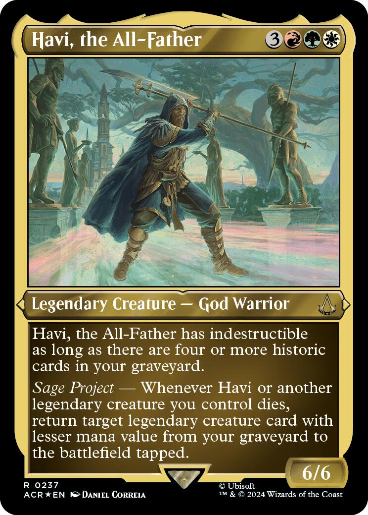 Havi, the All-Father (Foil Etched) [Assassin's Creed] | The Time Vault CA