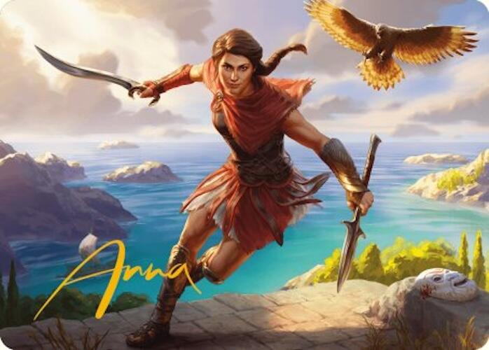 Kassandra, Eagle Bearer Art Card (Gold-Stamped Signature) [Assassin's Creed Art Series] | The Time Vault CA