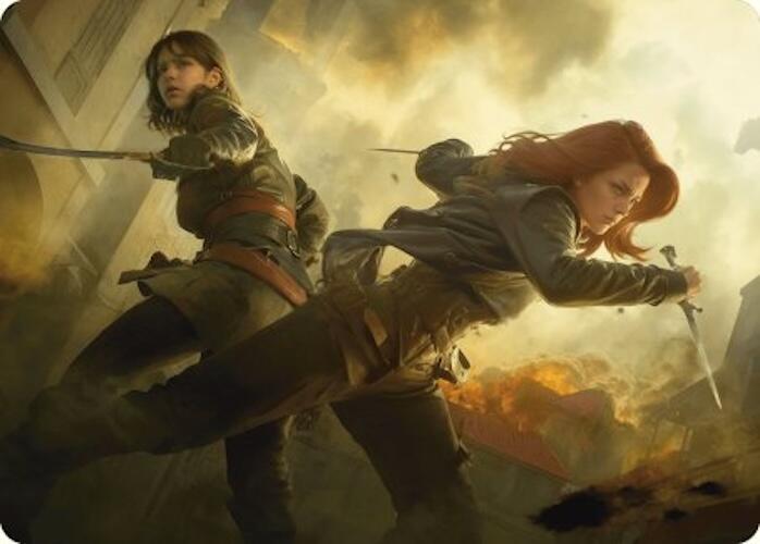 Mary Read and Anne Bonny Art Card [Assassin's Creed Art Series] | The Time Vault CA