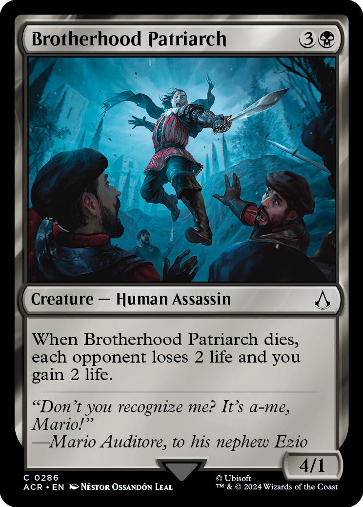 Brotherhood Patriarch [Assassin's Creed] | The Time Vault CA