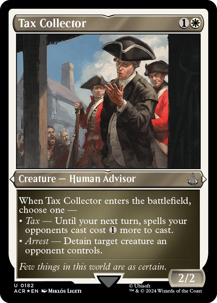 Tax Collector (Foil Etched) [Assassin's Creed] | The Time Vault CA