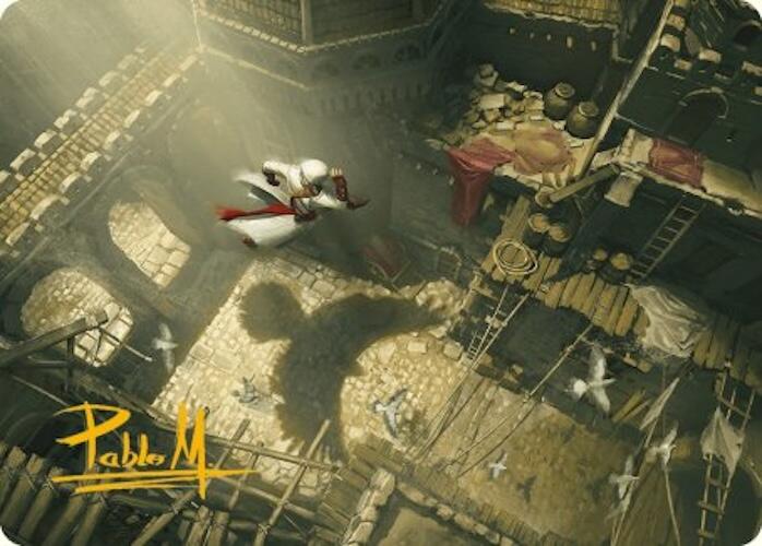 Rooftop Bypass Art Card (Gold-Stamped Signature) [Assassin's Creed Art Series] | The Time Vault CA