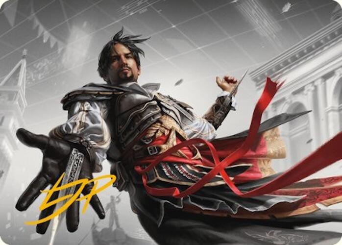 Ezio Auditore da Firenze Art Card (Gold-Stamped Signature) [Assassin's Creed Art Series] | The Time Vault CA