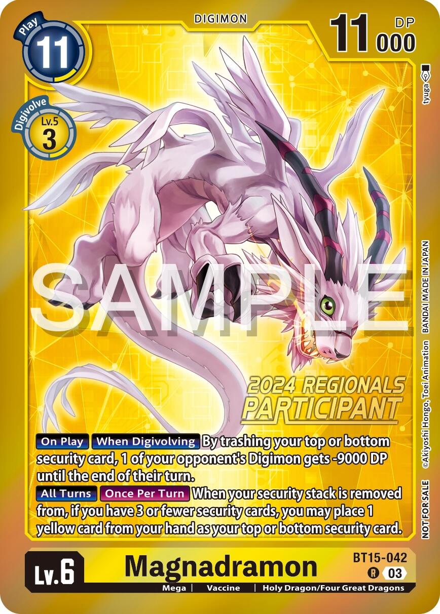 Magnadramon [BT15-042] (2024 Regionals Participant) [Exceed Apocalypse] | The Time Vault CA