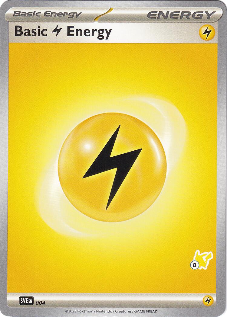Basic Lightning Energy (004) (Pikachu Stamp #8) [Battle Academy 2024] | The Time Vault CA