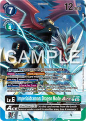 Imperialdramon: Dragon Mode ACE [P-109] (Digimon Adventure 02: The Beginning Set) [Promotional Cards] | The Time Vault CA