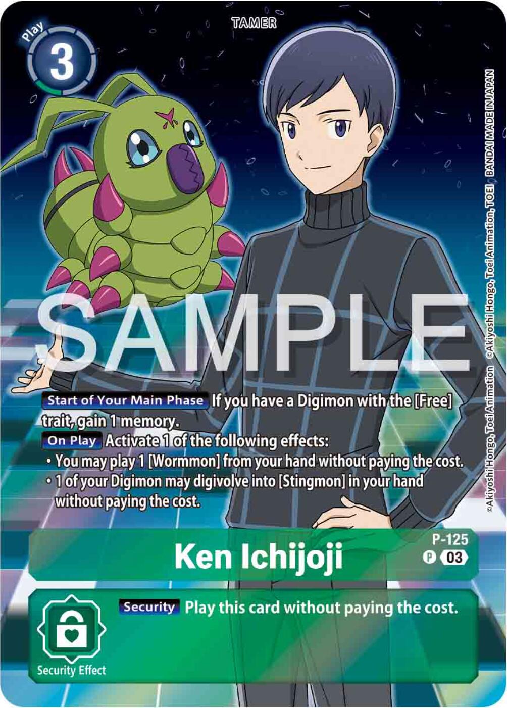 Ken Ichijoji [P-125] (Digimon Adventure 02: The Beginning Set) [Promotional Cards] | The Time Vault CA