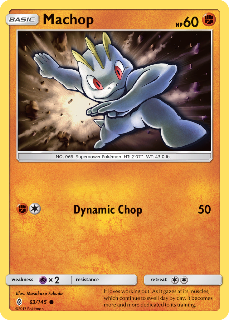 Machop (63/145) [Sun & Moon: Guardians Rising] | The Time Vault CA