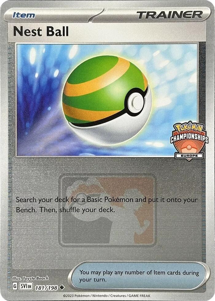 Nest Ball (181/198) (2024 Europe Championships) [League & Championship Cards] | The Time Vault CA