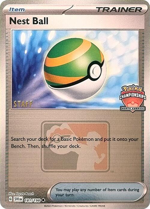 Nest Ball (181/198) (2024 North America Championships Staff) [League & Championship Cards] | The Time Vault CA