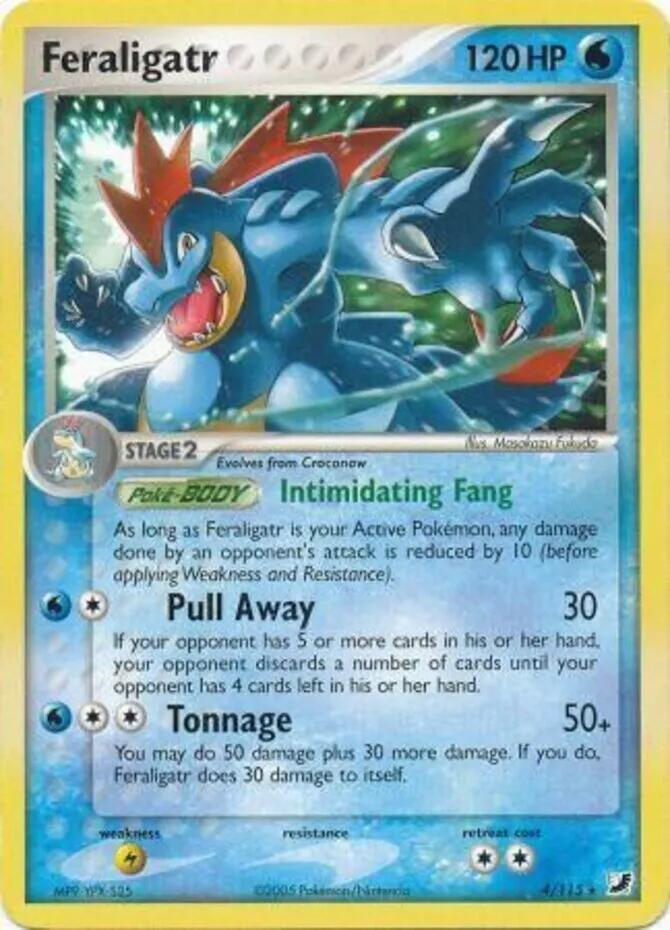 Feraligatr (4/115) (Theme Deck Exclusives) [EX: Unseen Forces] | The Time Vault CA