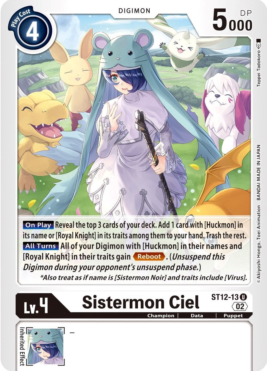 Sistermon Ciel [ST12-13] [Starter Deck: Jesmon] | The Time Vault CA