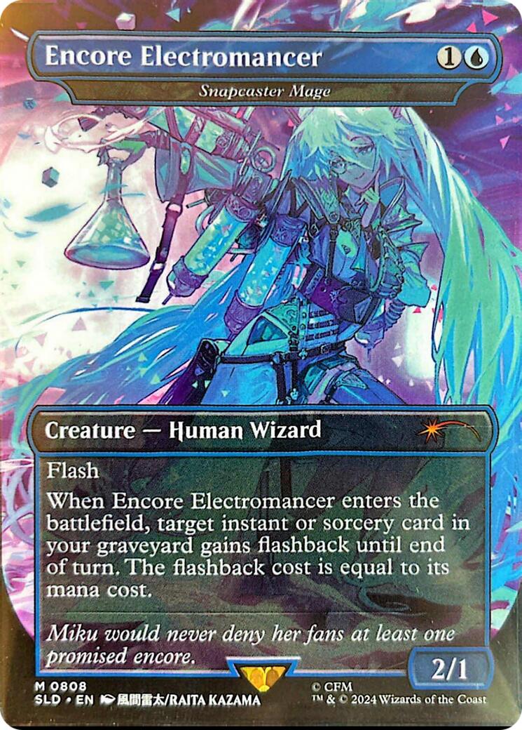 Encore Electromancer - Snapcaster Mage (Rainbow Foil) [Secret Lair Drop Series] | The Time Vault CA