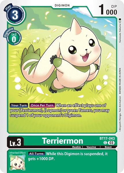 Terriermon [BT17-043] [Secret Crisis] | The Time Vault CA