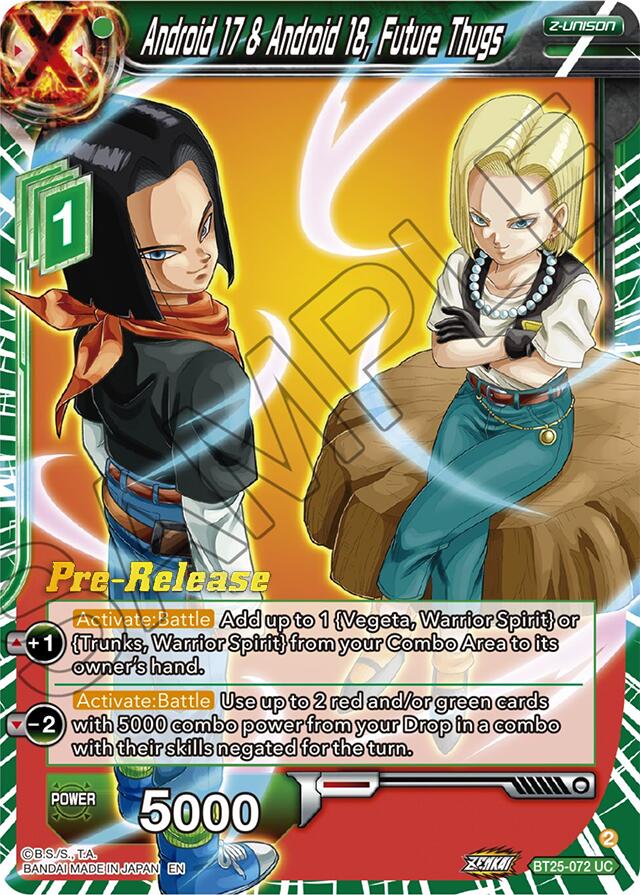 Android 17 & Android 18, Future Thugs (BT25-072) [Legend of the Dragon Balls Prerelease Promos] | The Time Vault CA