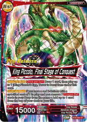 King Piccolo // King Piccolo, Final Stage of Conquest (BT25-002) [Legend of the Dragon Balls Prerelease Promos] | The Time Vault CA