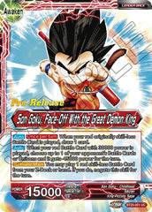 Son Goku // Son Goku Face-Off With the Great Demon King (BT25-001) [Legend of the Dragon Balls Prerelease Promos] | The Time Vault CA