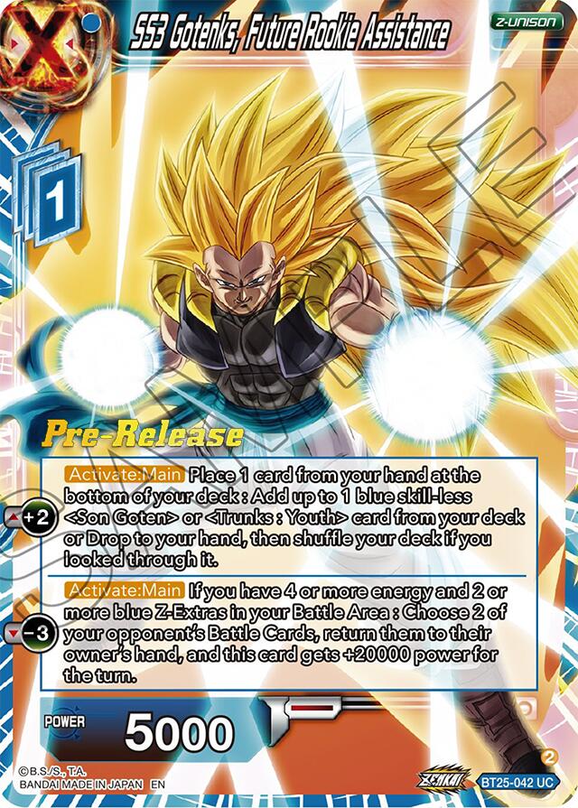 SS3 Gotenks, Future Rookie Assistance (BT25-042) [Legend of the Dragon Balls Prerelease Promos] | The Time Vault CA
