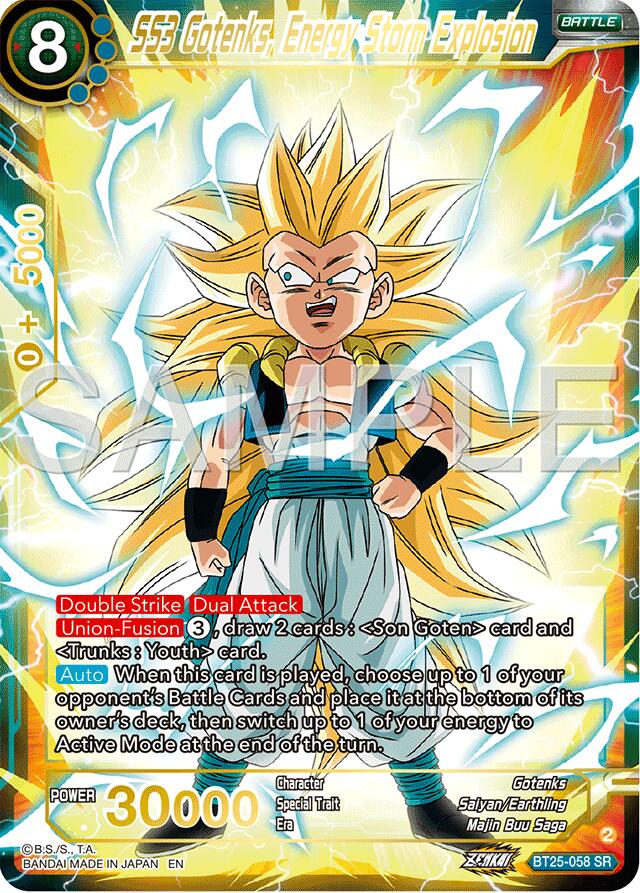 SS3 Gotenks, Energy Storm Explosion (BT25-058) [Legend of the Dragon Balls] | The Time Vault CA