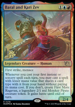 Baral and Kari Zev [March of the Machine Prerelease Promos] | The Time Vault CA