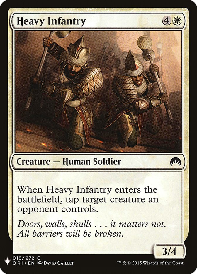 Heavy Infantry [Mystery Booster] | The Time Vault CA