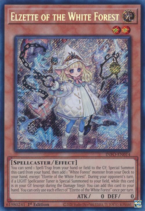 Elzette of the White Forest [INFO-EN014] Secret Rare | The Time Vault CA