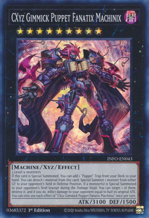 CXyz Gimmick Puppet Fanatix Machinix [INFO-EN043] Super Rare | The Time Vault CA