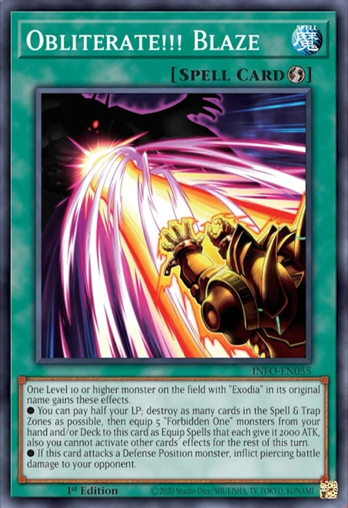 Obliterate!!! Blaze [INFO-EN055] Super Rare | The Time Vault CA