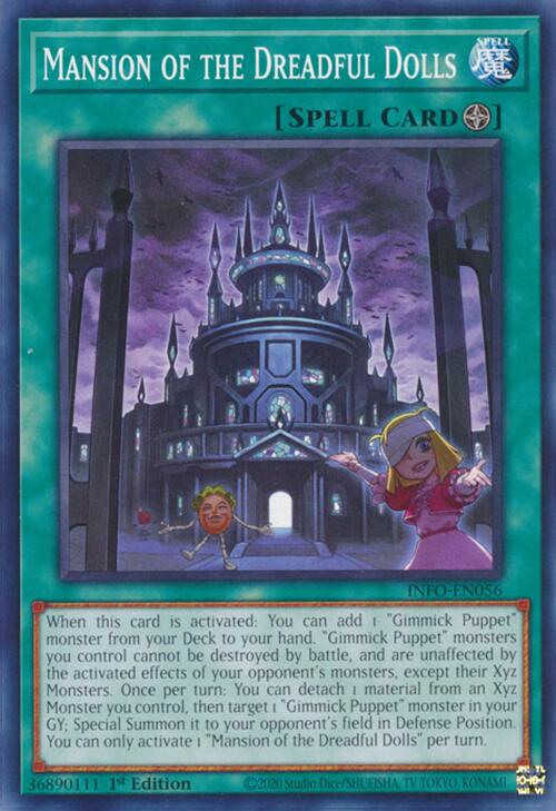 Mansion of the Dreadful Dolls [INFO-EN056] Common | The Time Vault CA