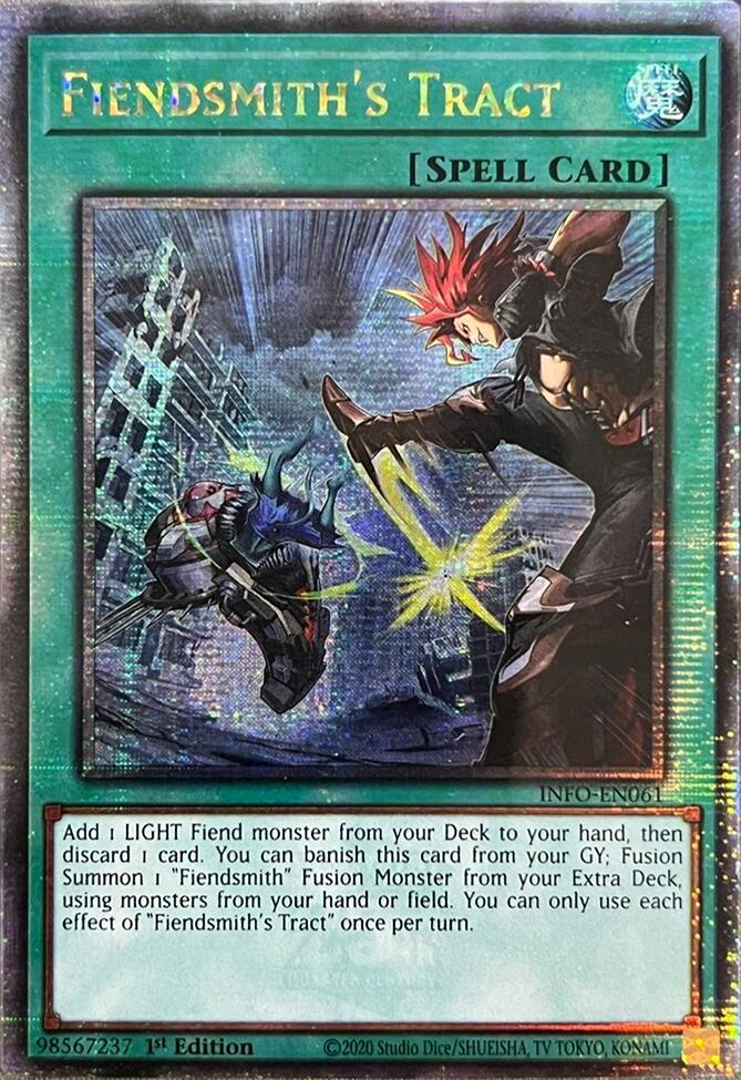 Fiendsmith's Tract (Quarter Century Secret Rare) [INFO-EN061] Quarter Century Secret Rare | The Time Vault CA