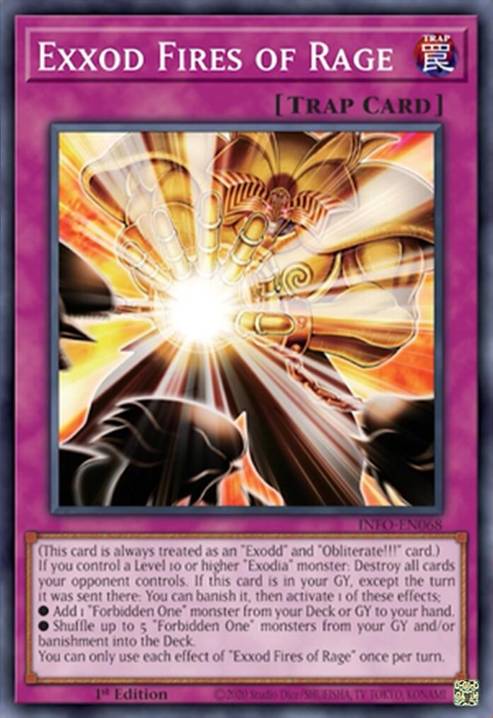 Exxod Fires of Rage [INFO-EN068] Super Rare | The Time Vault CA