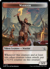 Warrior // Phyrexian Hydra (0012) Double-Sided Token [March of the Machine Tokens] | The Time Vault CA