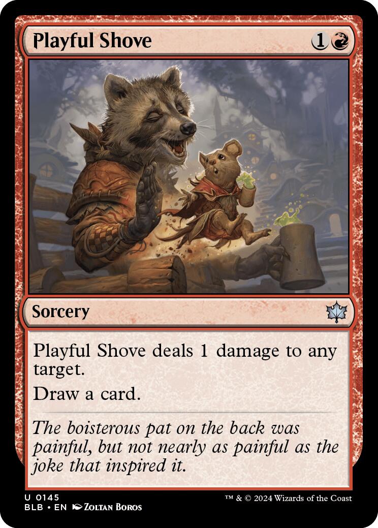 Playful Shove [Bloomburrow] | The Time Vault CA