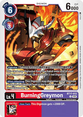 BurningGreymon [BT17-012] [Secret Crisis] | The Time Vault CA