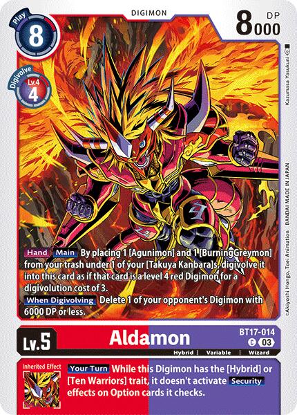 Aldamon [BT17-014] [Secret Crisis] | The Time Vault CA