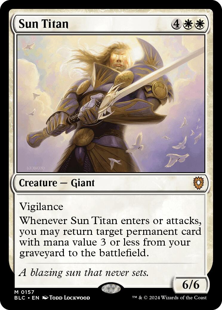 Sun Titan [Bloomburrow Commander] | The Time Vault CA