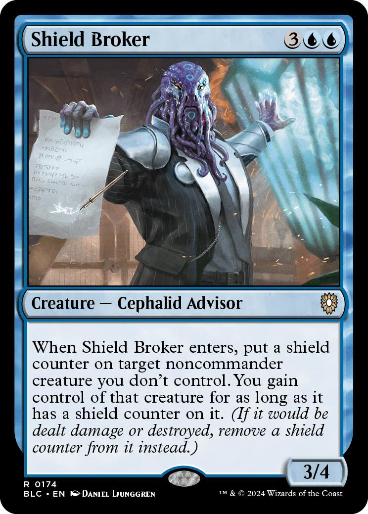 Shield Broker [Bloomburrow Commander] | The Time Vault CA