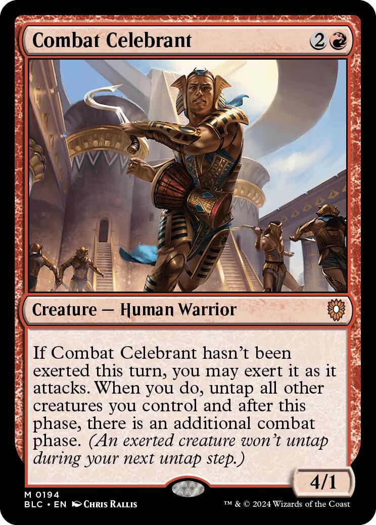 Combat Celebrant [Bloomburrow Commander] | The Time Vault CA