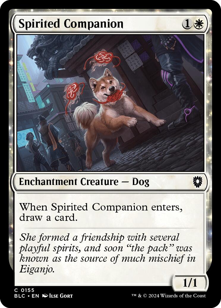 Spirited Companion [Bloomburrow Commander] | The Time Vault CA