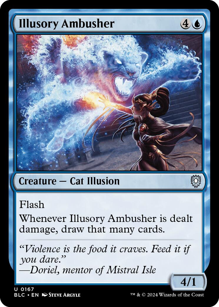 Illusory Ambusher [Bloomburrow Commander] | The Time Vault CA