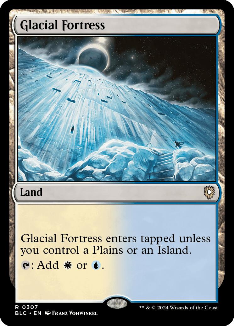 Glacial Fortress [Bloomburrow Commander] | The Time Vault CA