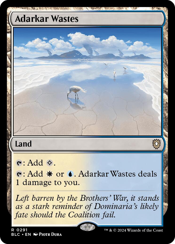 Adarkar Wastes [Bloomburrow Commander] | The Time Vault CA