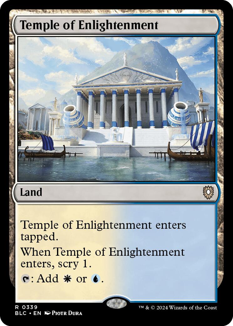 Temple of Enlightenment [Bloomburrow Commander] | The Time Vault CA