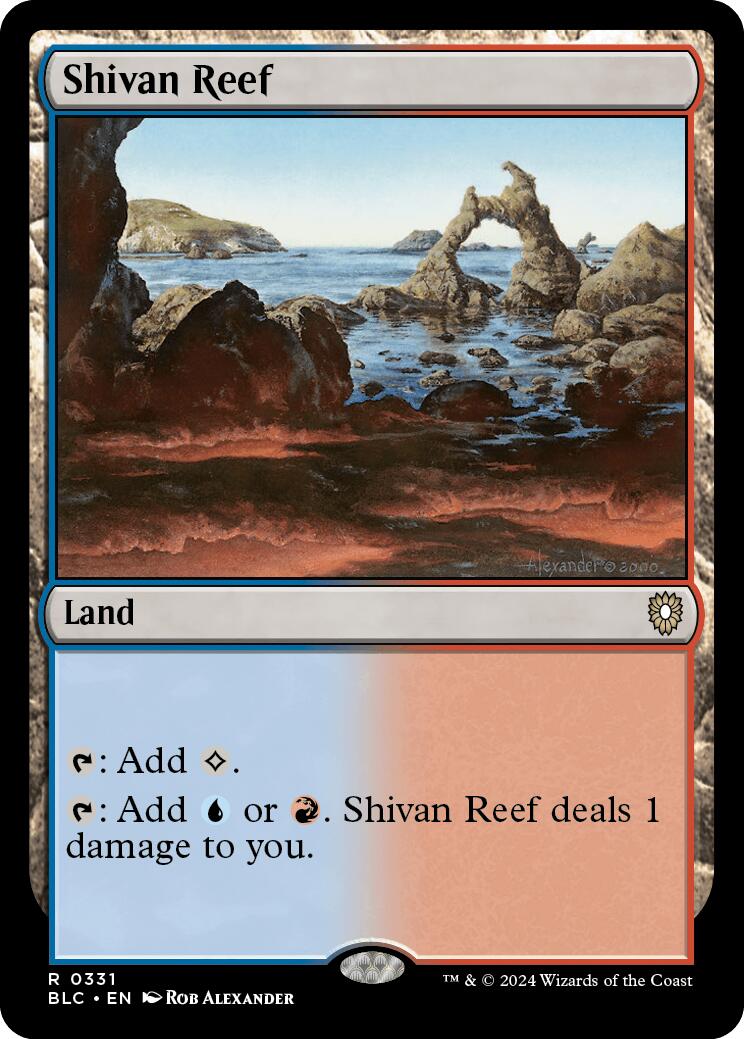 Shivan Reef [Bloomburrow Commander] | The Time Vault CA