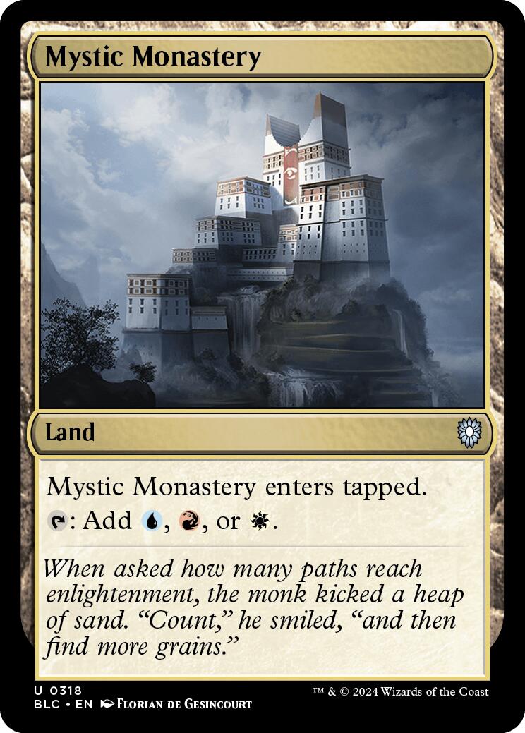 Mystic Monastery [Bloomburrow Commander] | The Time Vault CA